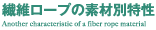 繊維ロープの素材別特性